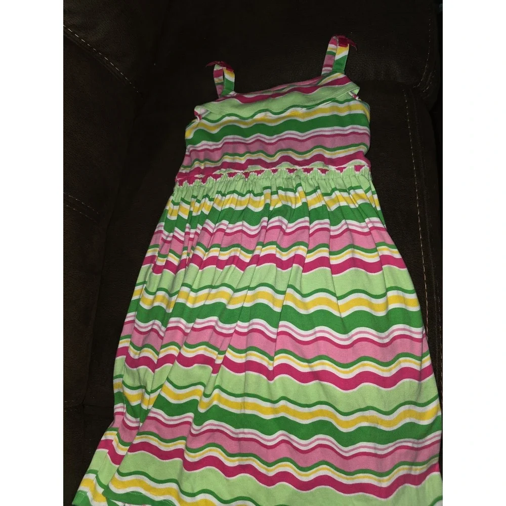 Gymboree island lily striped dress size 10